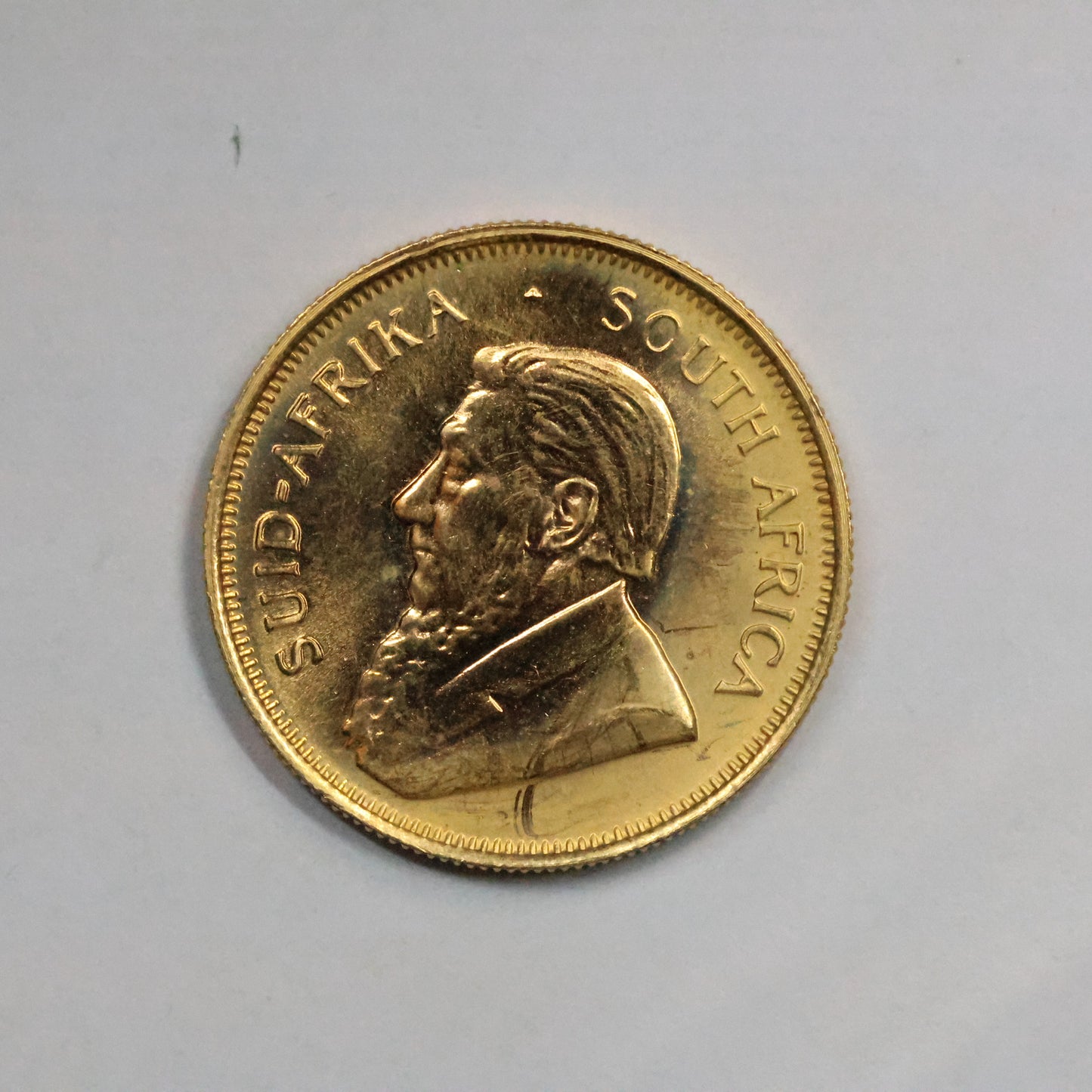 1980 1/4 oz South African Gold Krugerrand Bullion Coin w/ Capsule