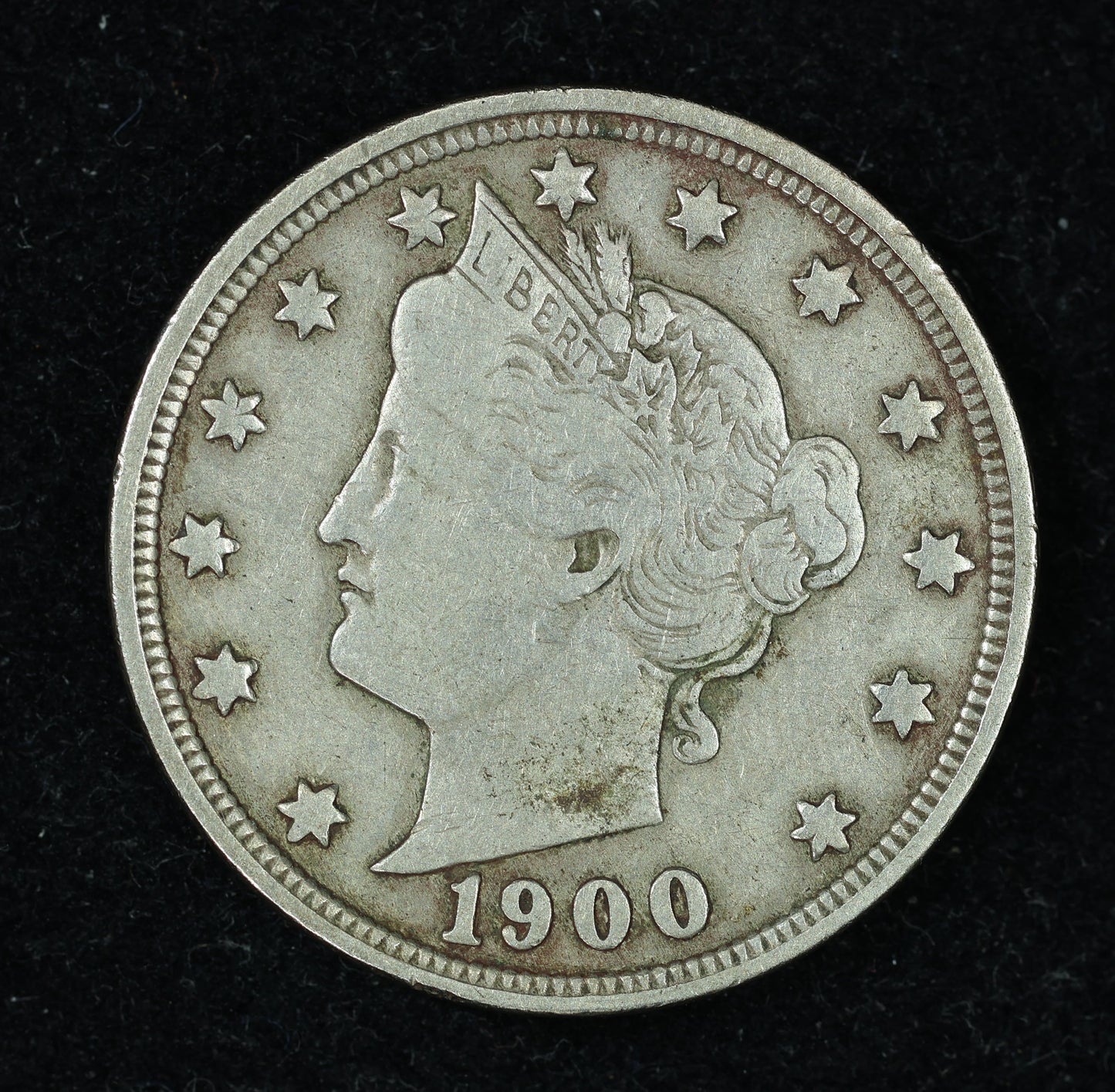 1900 5c Liberty V Nickel Five Cent Coin