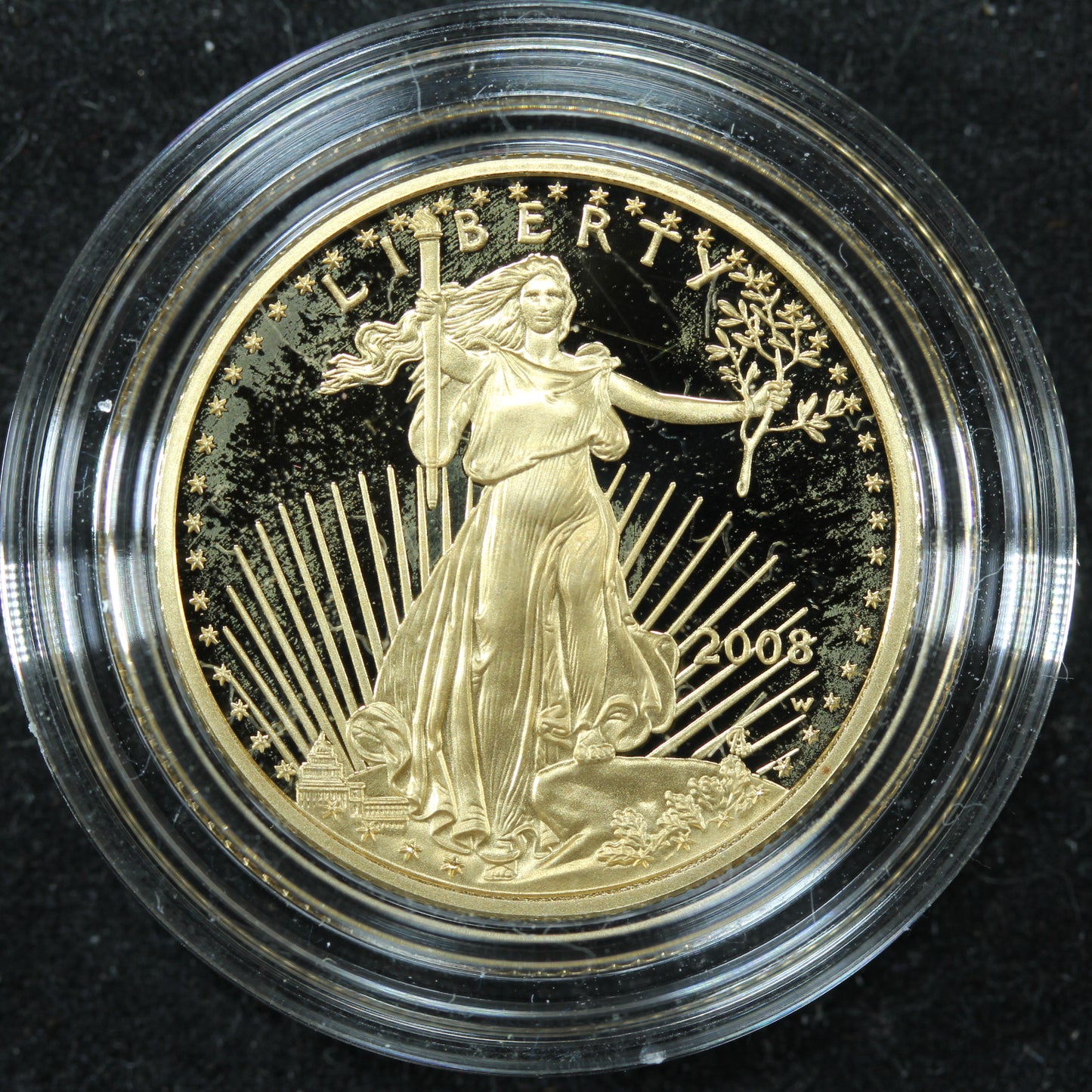 2008 4-Coin American Gold Eagle Proof Set (w/Box & COA)