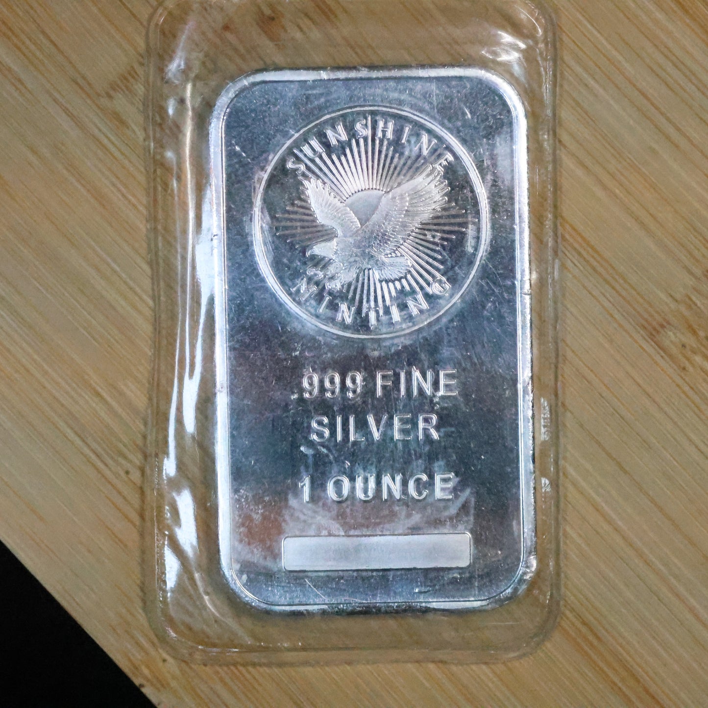 1 oz .999 Fine Sunshine Minting SI Mint Mark Silver Bar Sealed