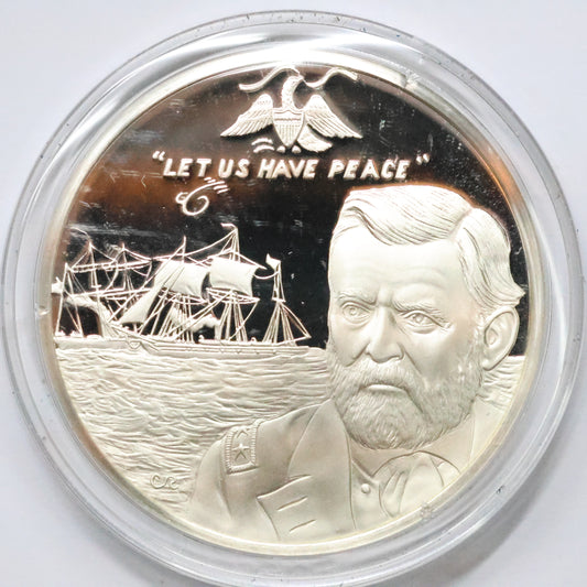 Franklin Mint STERLING SILVER Medals - History of American Presidency - Treaty of Washington