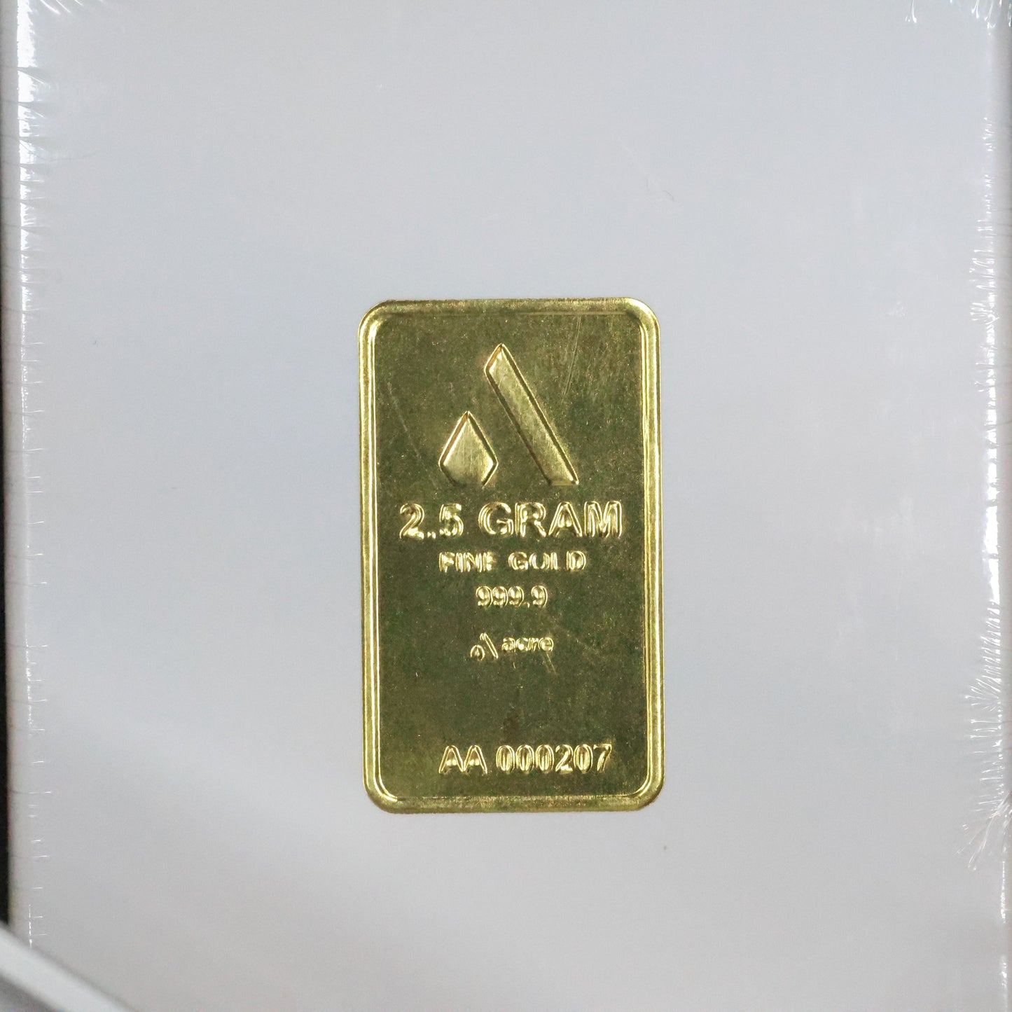 2.5 Gram .9999 Fine Gold Acre Bar in Assay Original Gift Box SEALED