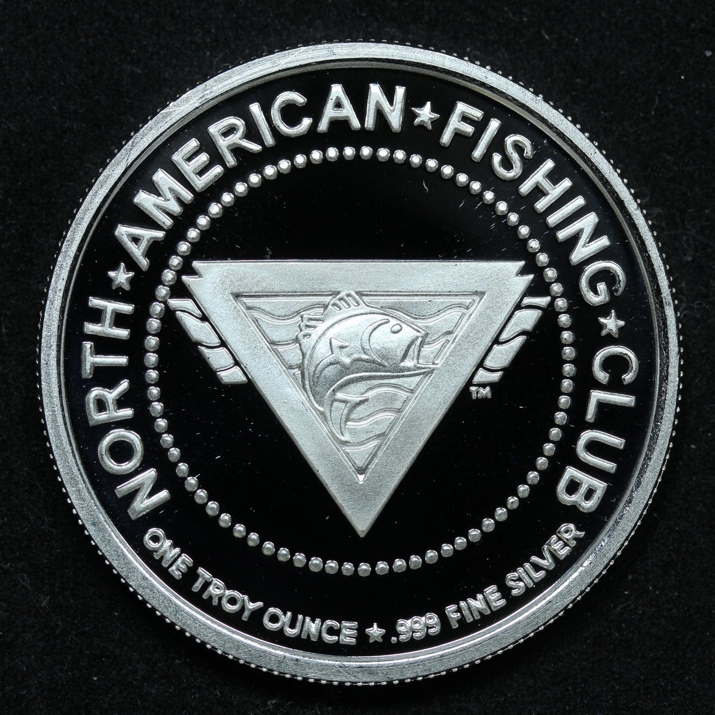 1 oz .999 Fine Silver - National Fishing Grand Slam - Channel Catfish w/ Capsule