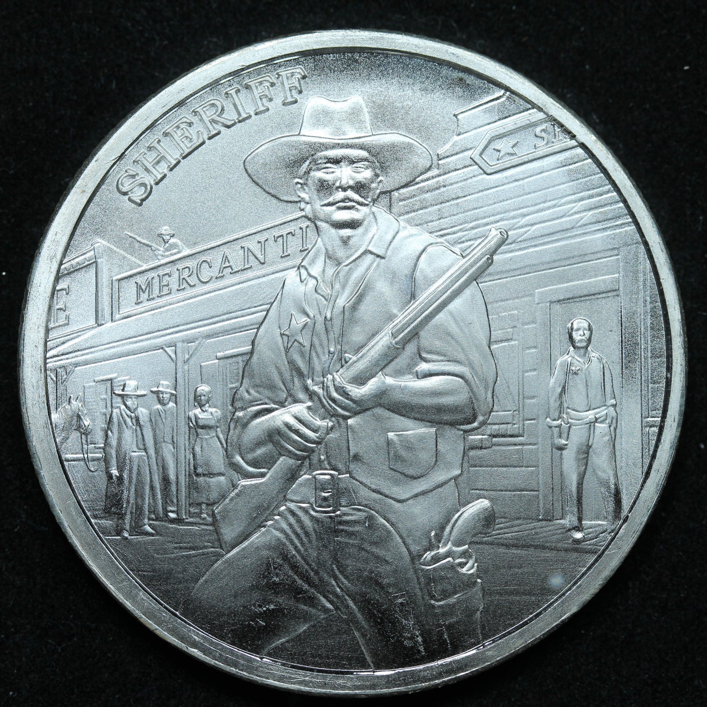 1 oz .999 Fine Silver Round - Provident Prospector Series - Sheriff w/ Capsule