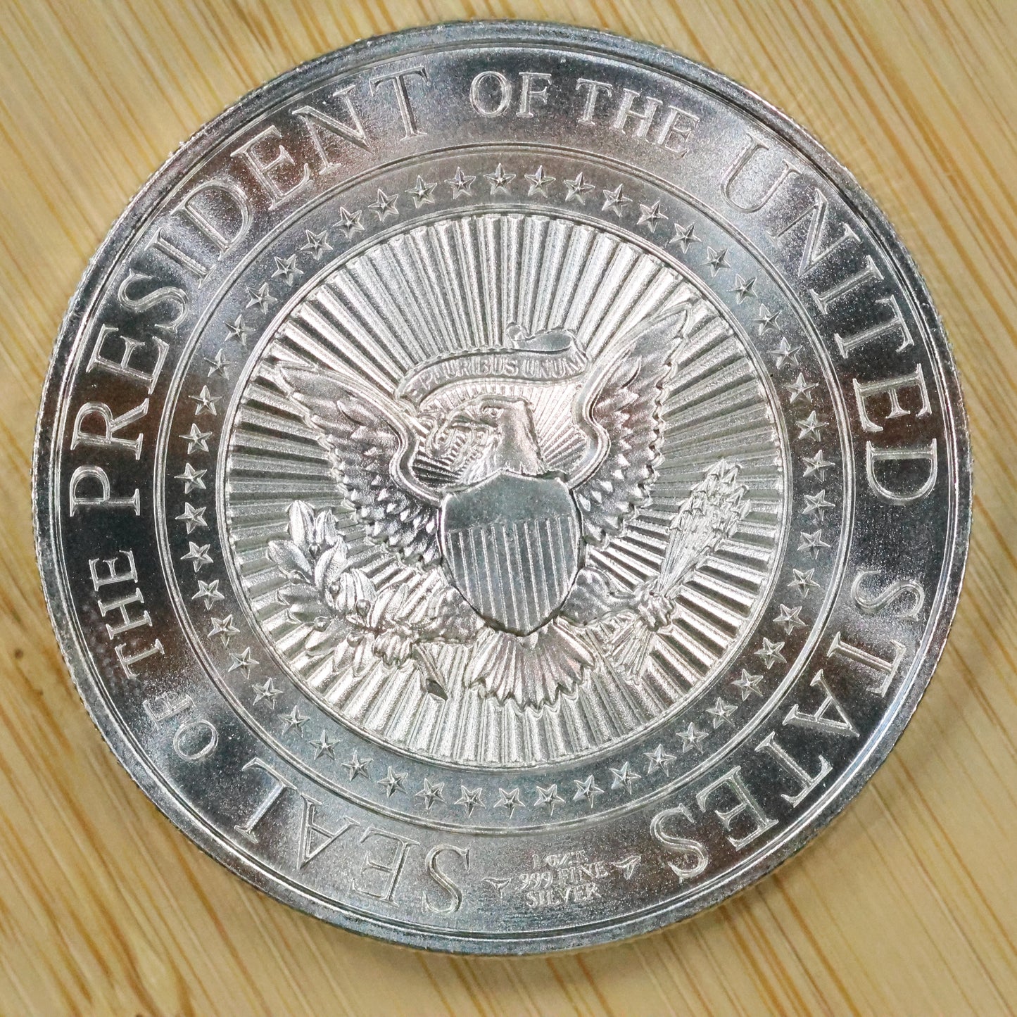 1 oz .999 fine Promised Made Promises Kept Trump Silver Round