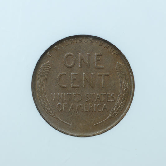 1955 Doubled Die Obverse 1C Lincoln Cent Wheat Penny - NGC AU 58 BN