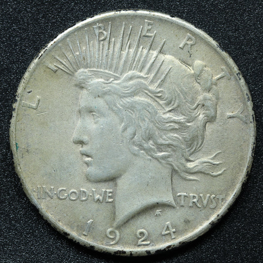 1924 Peace Dollar - Silver - Philadelphia