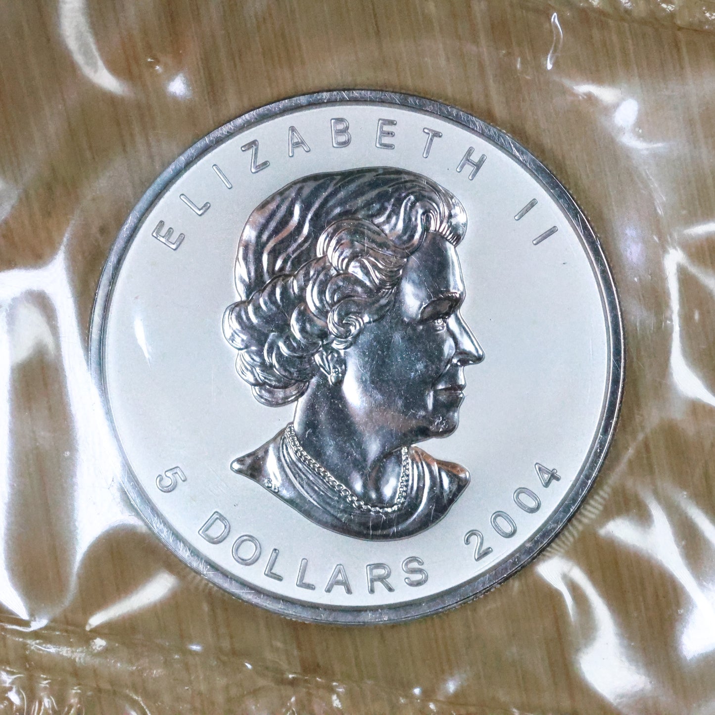 2004 1 oz Silver Canada $5 Maple Leaf Zodiac - Sealed - Capricorn Privy