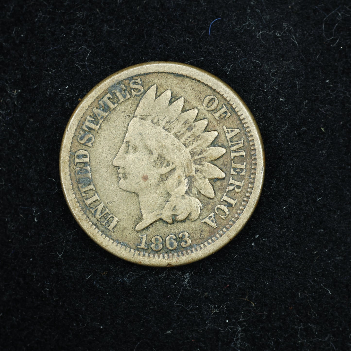 1863 Indian Head Penny 1c