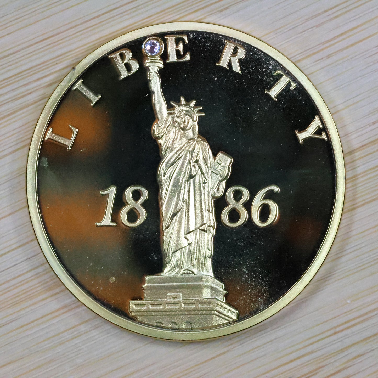 American Mint Statue of Liberty 1886 Medal 40 MM In Capsl