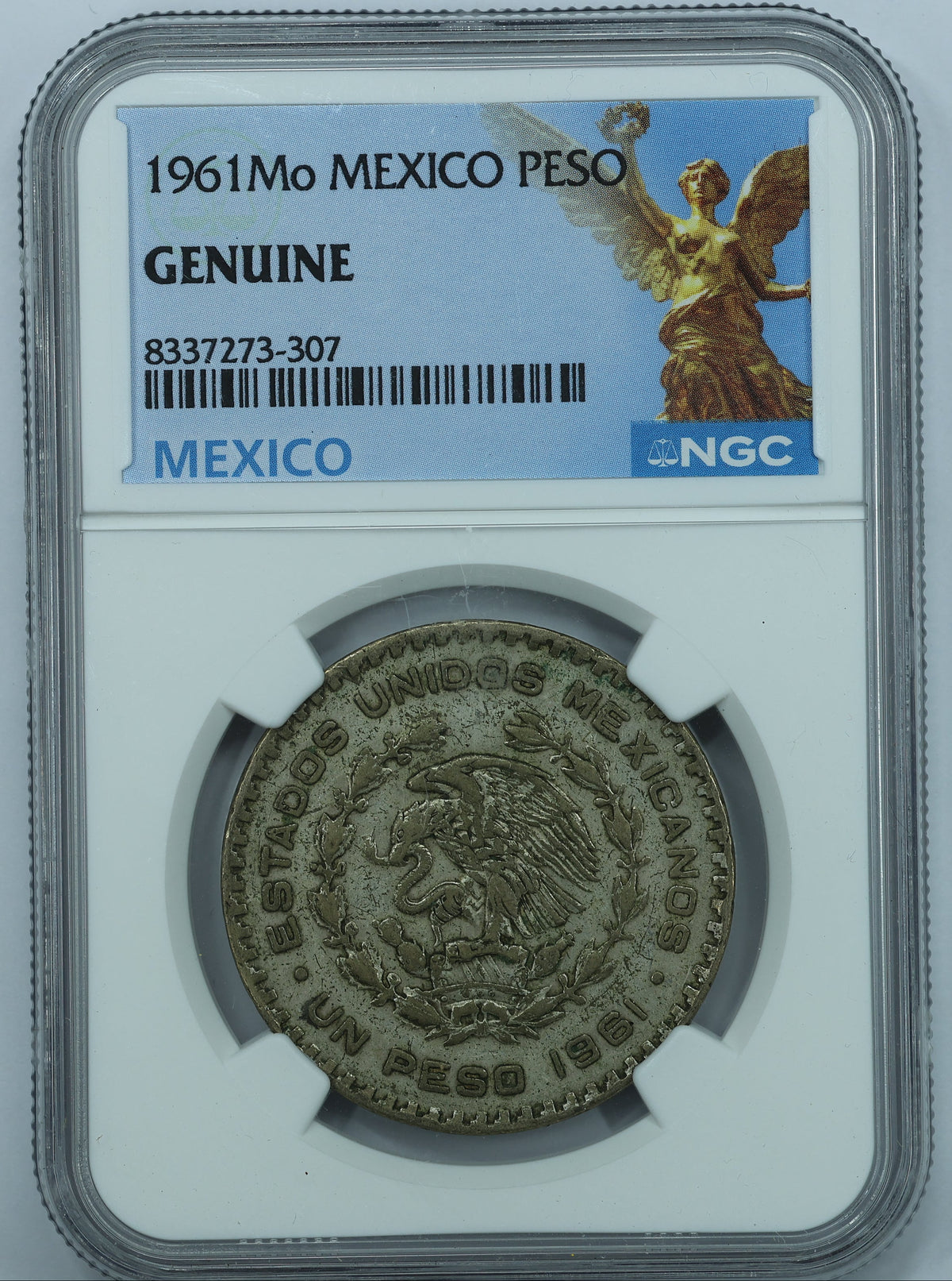 1961 Mo Mexico Peso - NGC Genuine – Certified Silver Coin