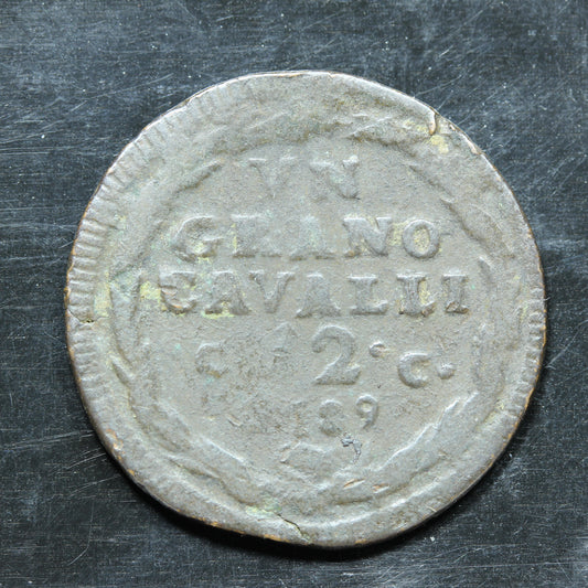 1789 CC 1 Grano - Ferdinando IV King of Namples Italian States