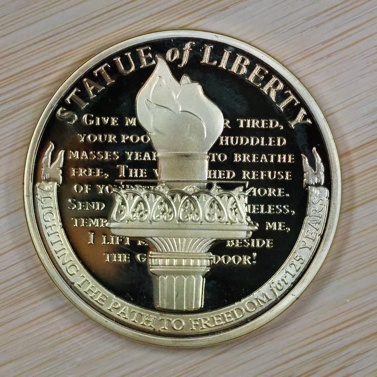 American Mint Statue of Liberty 1886 Medal 40 MM In Capsl