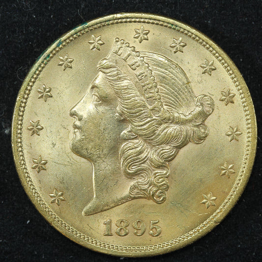 1895 (Philadelphia) Liberty Head $20 Dollar Gold Double Eagle Gold Coin