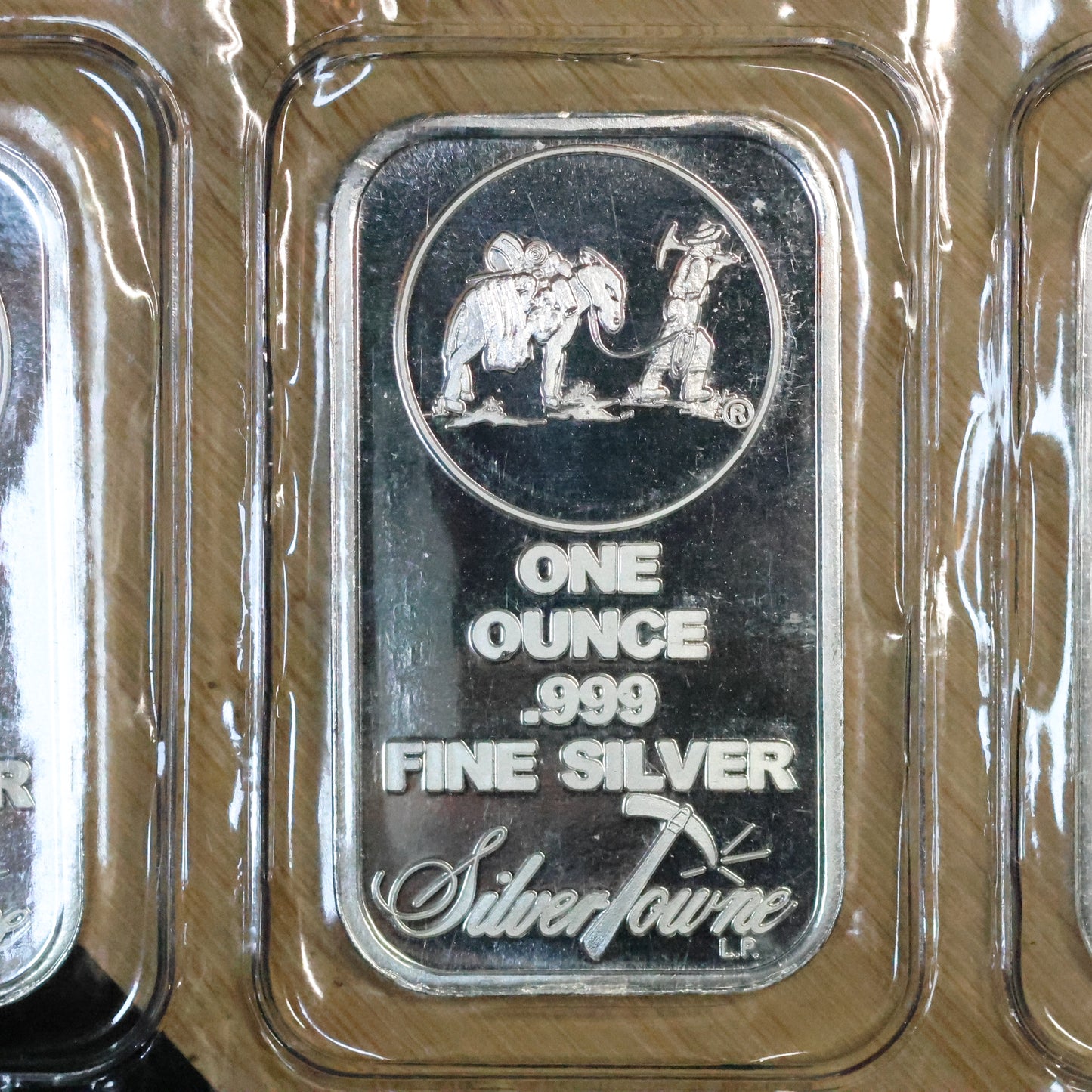 SilverTowne Donkey Prospector 1 ozt silver Bar - Sealed