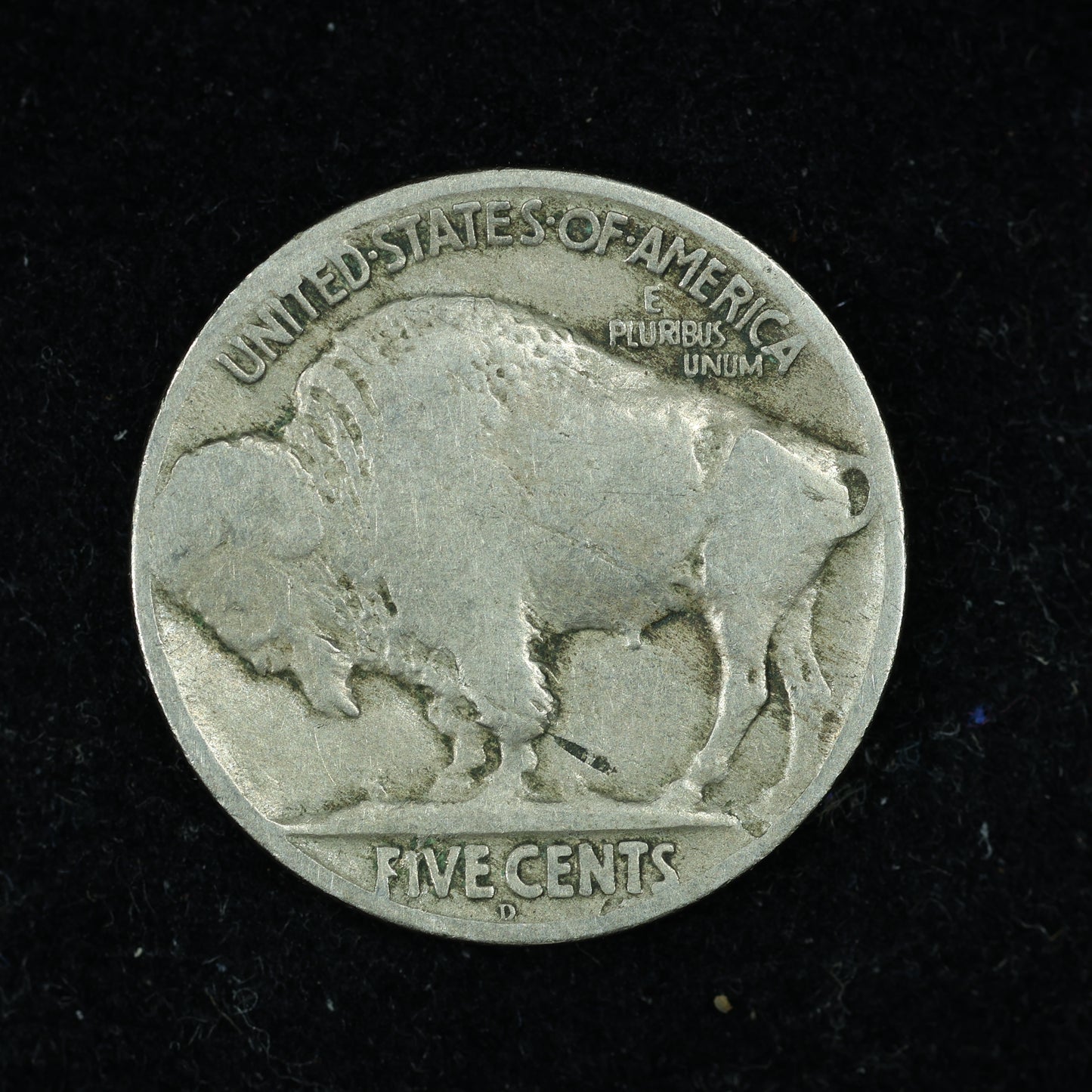 1918 D (Denver) Buffalo Nickel 5c