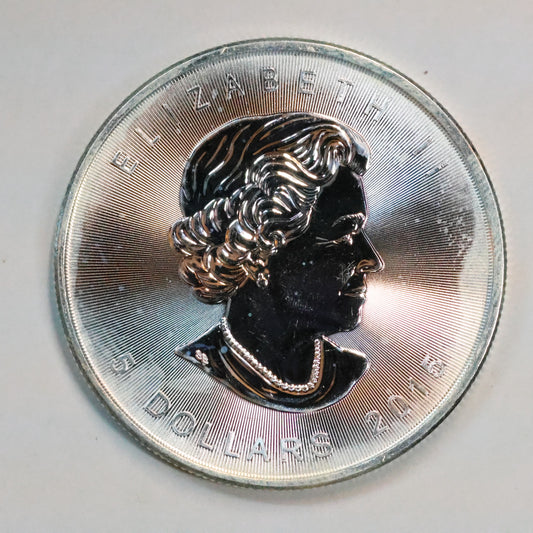 2015 Canadian Maple Leaf .9999 Fine Bullion Coin - Marks/Spots