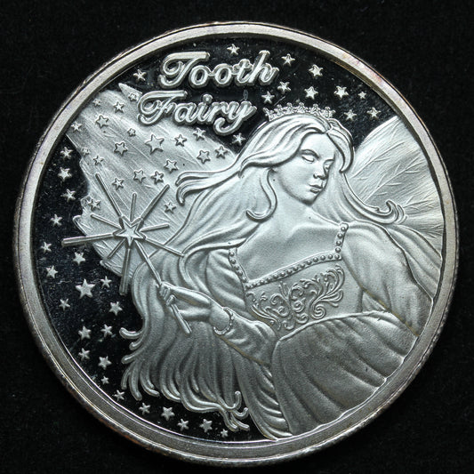 1 oz .999 Fine Silver - 2011 Tooth Fairy Engravable Round