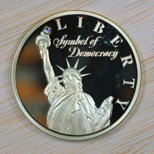 American Mint Symbol of Democracy Medal 40 MM In Cap