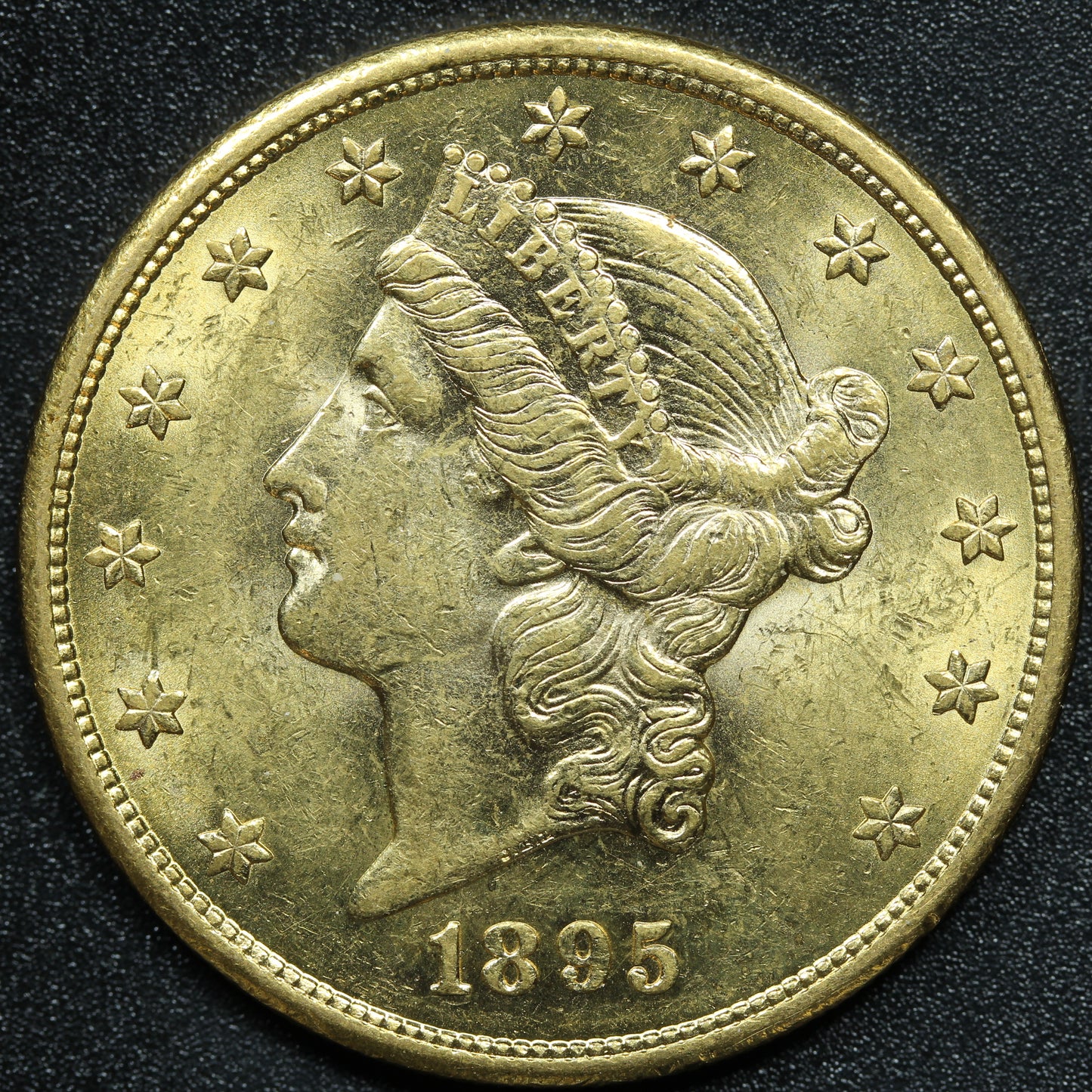 1895 S $20 Gold Liberty Head Double Eagle - San Francisco