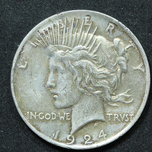 1924 Peace Dollar - Silver - Philadelphia