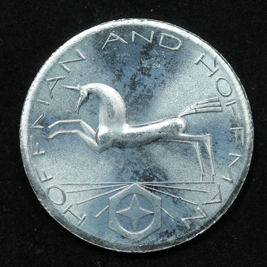 1 oz .999 Fine Silver - Vintage 1981 Hoffman and Hoffman Unicorn w/ Capsule