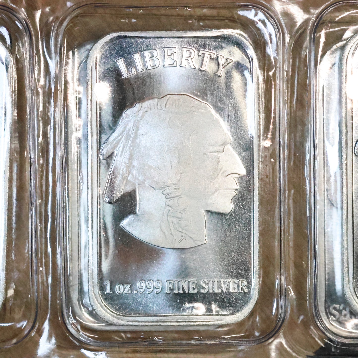 SilverTowne Indian Buffalo 1 ozt silver Bar - Sealed