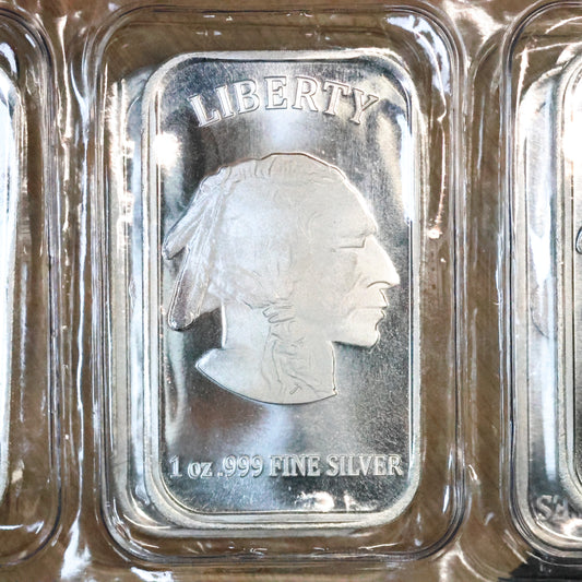 SilverTowne Indian Buffalo 1 ozt silver Bar - Sealed