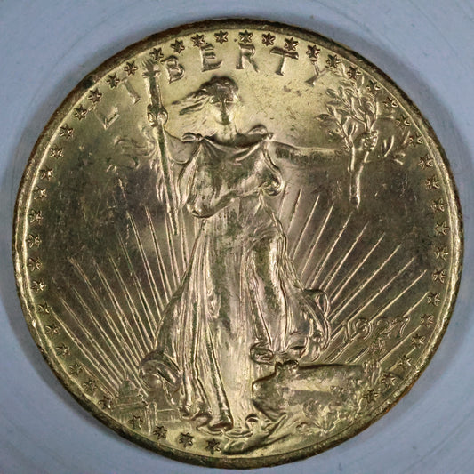 1927 $20 Gold St. Gaudens Double Eagle - Philadelphia