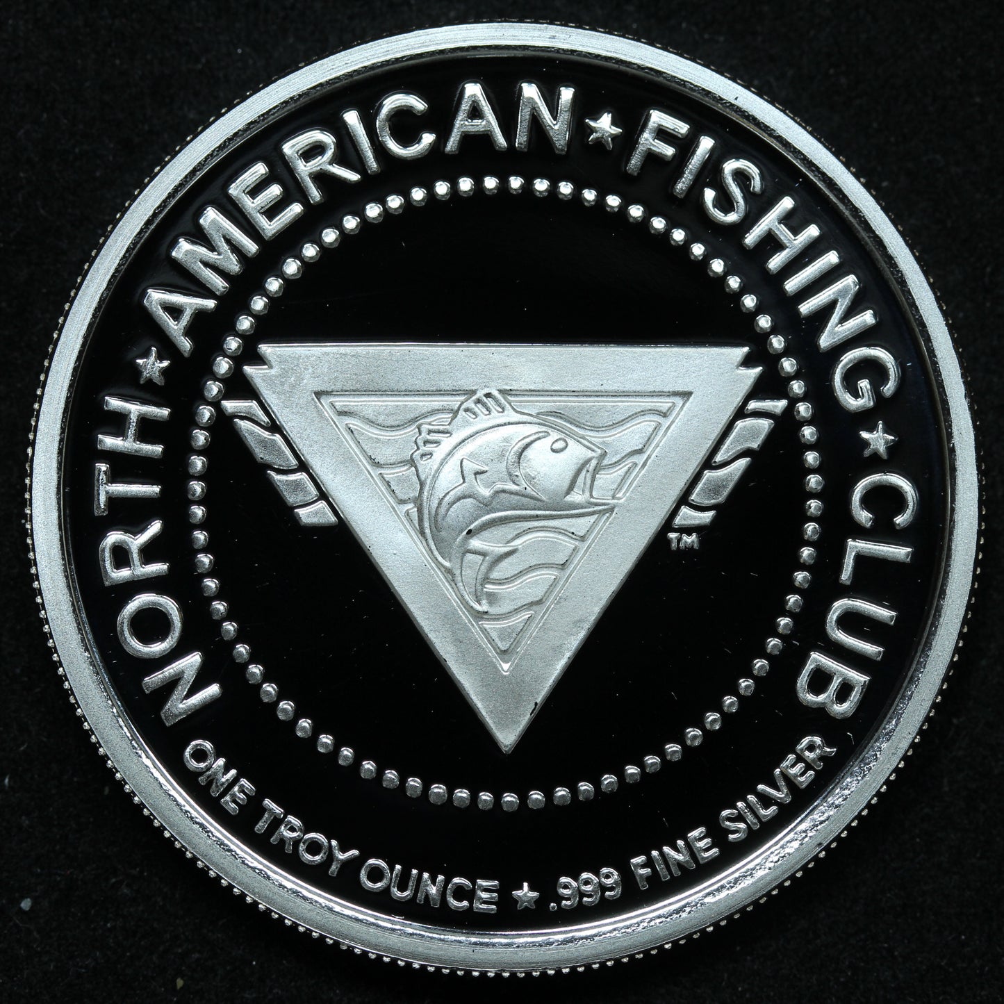 1 oz .999 Fine Silver - National Fishing Grand Slam - Muskellunge w/ Capsule