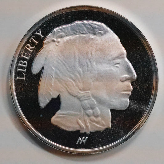 1 oz .999 Fine Silver - Asahi Buffalo Round