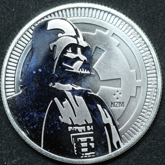 2017 Niue 1 oz Silver $2 Star Wars Darth Vader Coin w/ Capsule