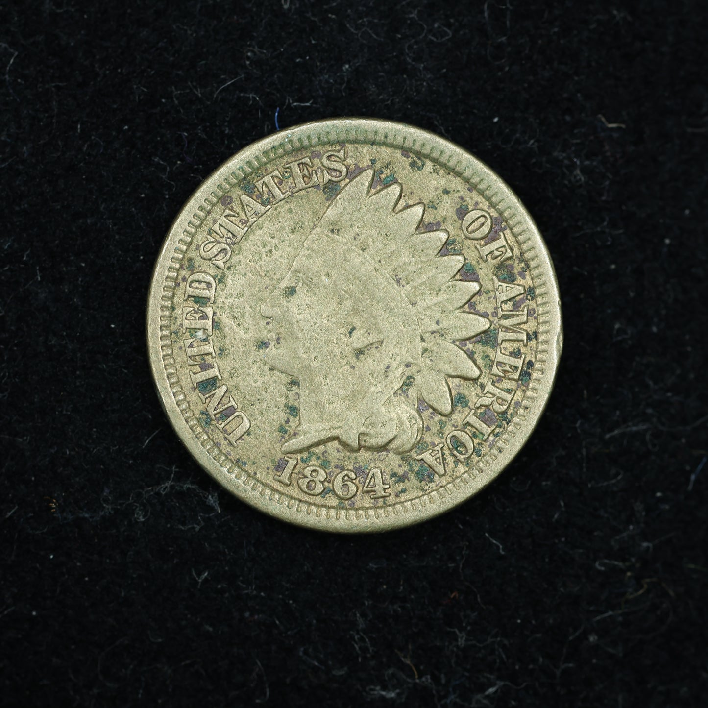 1864 Indian Head Penny 1c Copper-Nickel