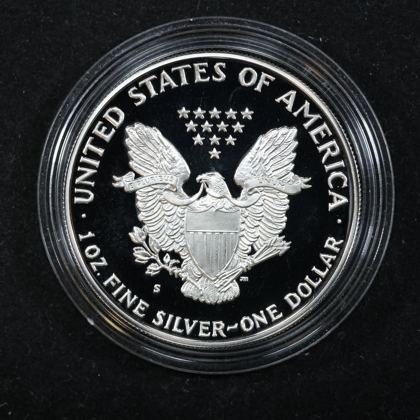 1988 S Proof Silver American Eagle 1 oz Coin Only w/ Capsule
