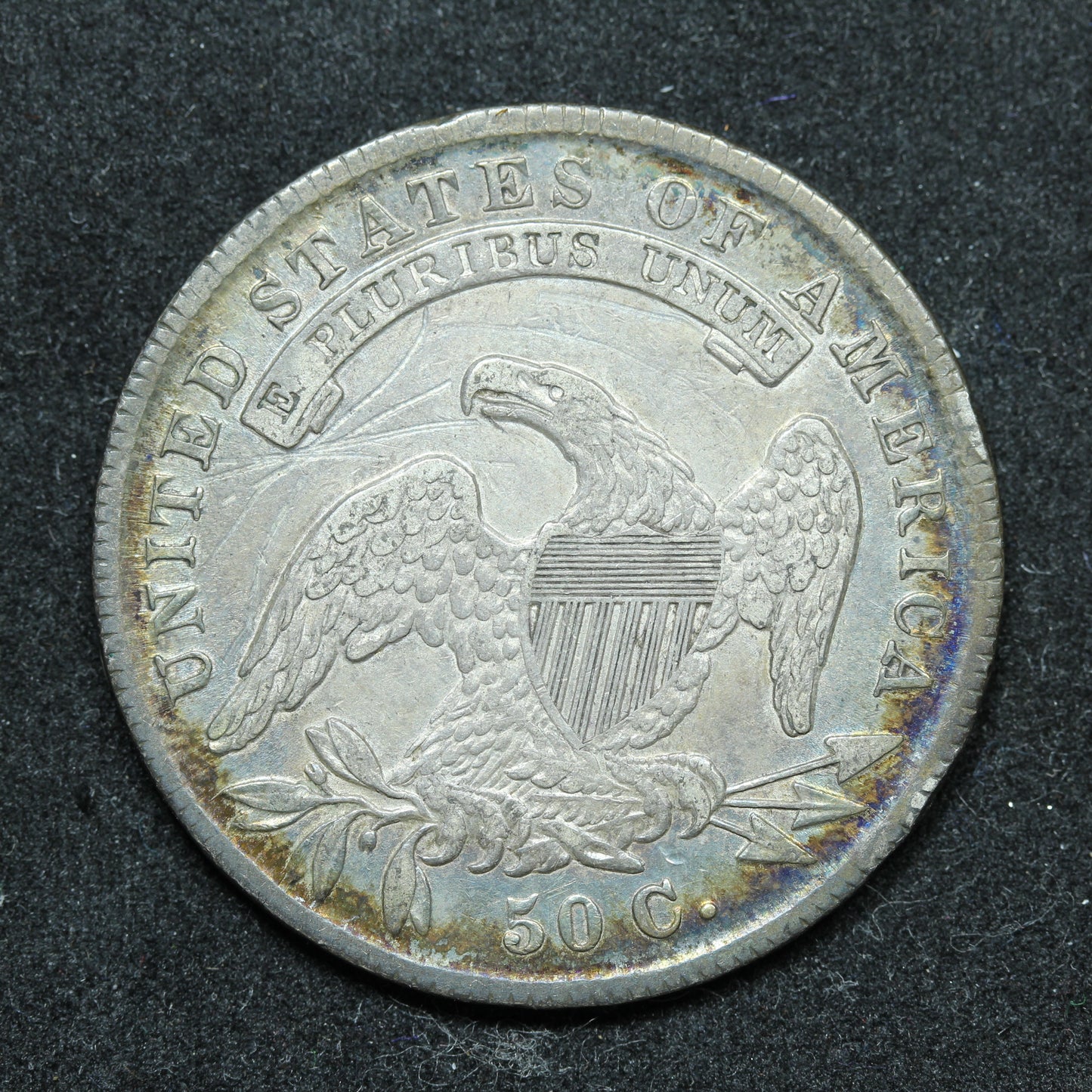 1836 Capped Bust Silver Half Dollar 50c Exact Coin Pictured