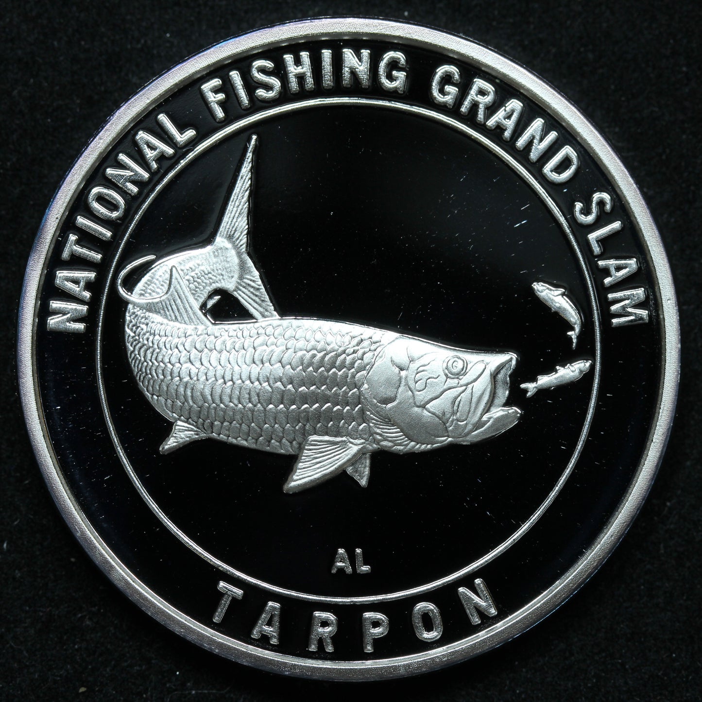1 oz .999 Fine Silver - National Fishing Grand Slam - Tarpon w/ Capsule