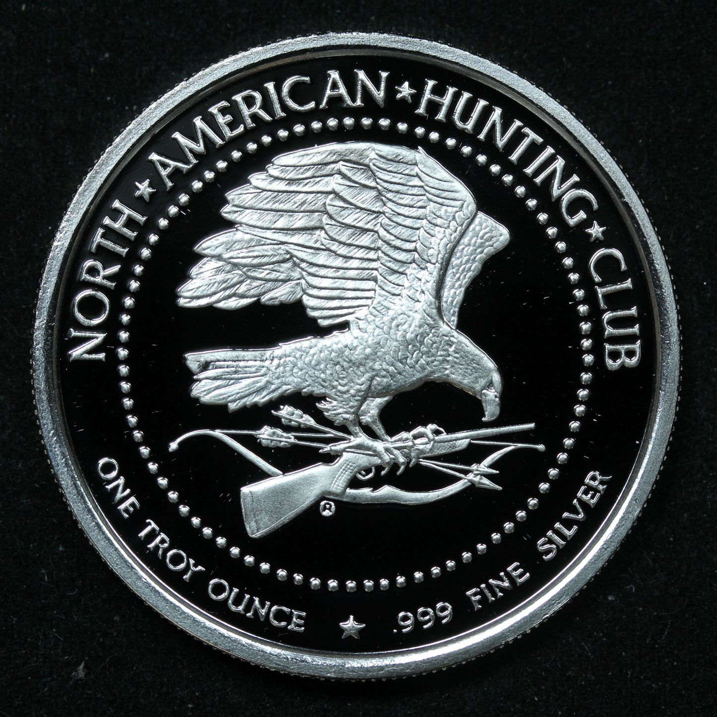 1 oz .999 Fine Silver - North American Hunting Club - Ohio Mystery Buck w/ Capsule