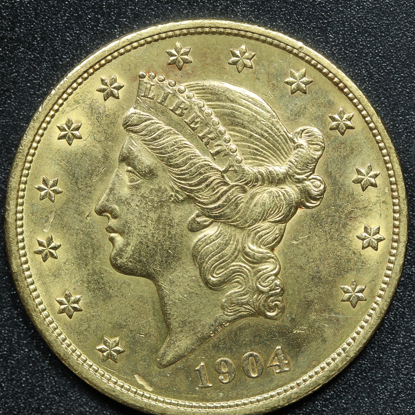 1904 $20 Gold Liberty Head Double Eagle - Philadelphia