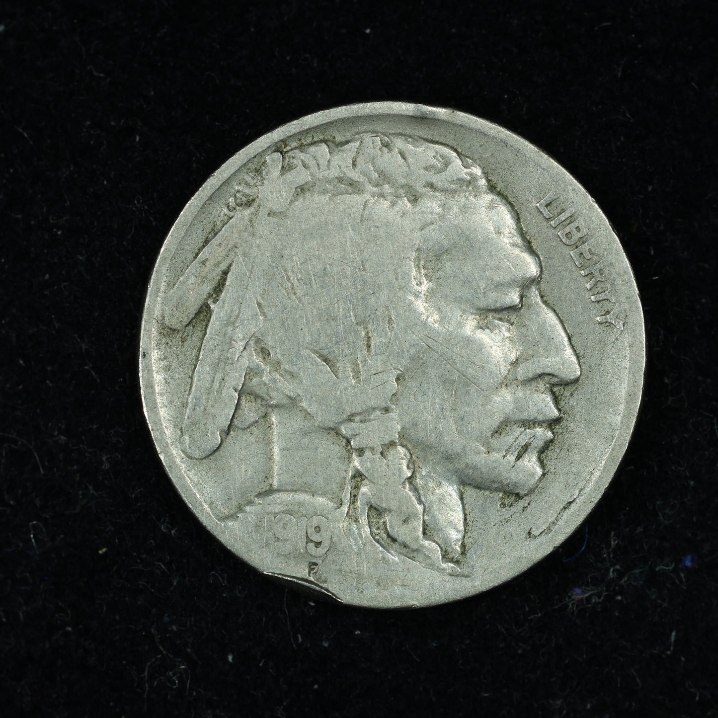 1919 D (Denver) Buffalo Nickel 5c