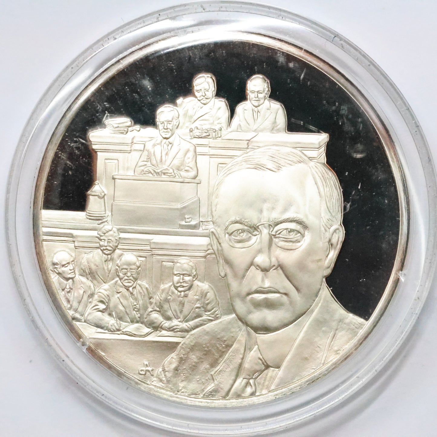 Franklin Mint STERLING SILVER Medals - History of American Presidency - Wilson Tariff Bill
