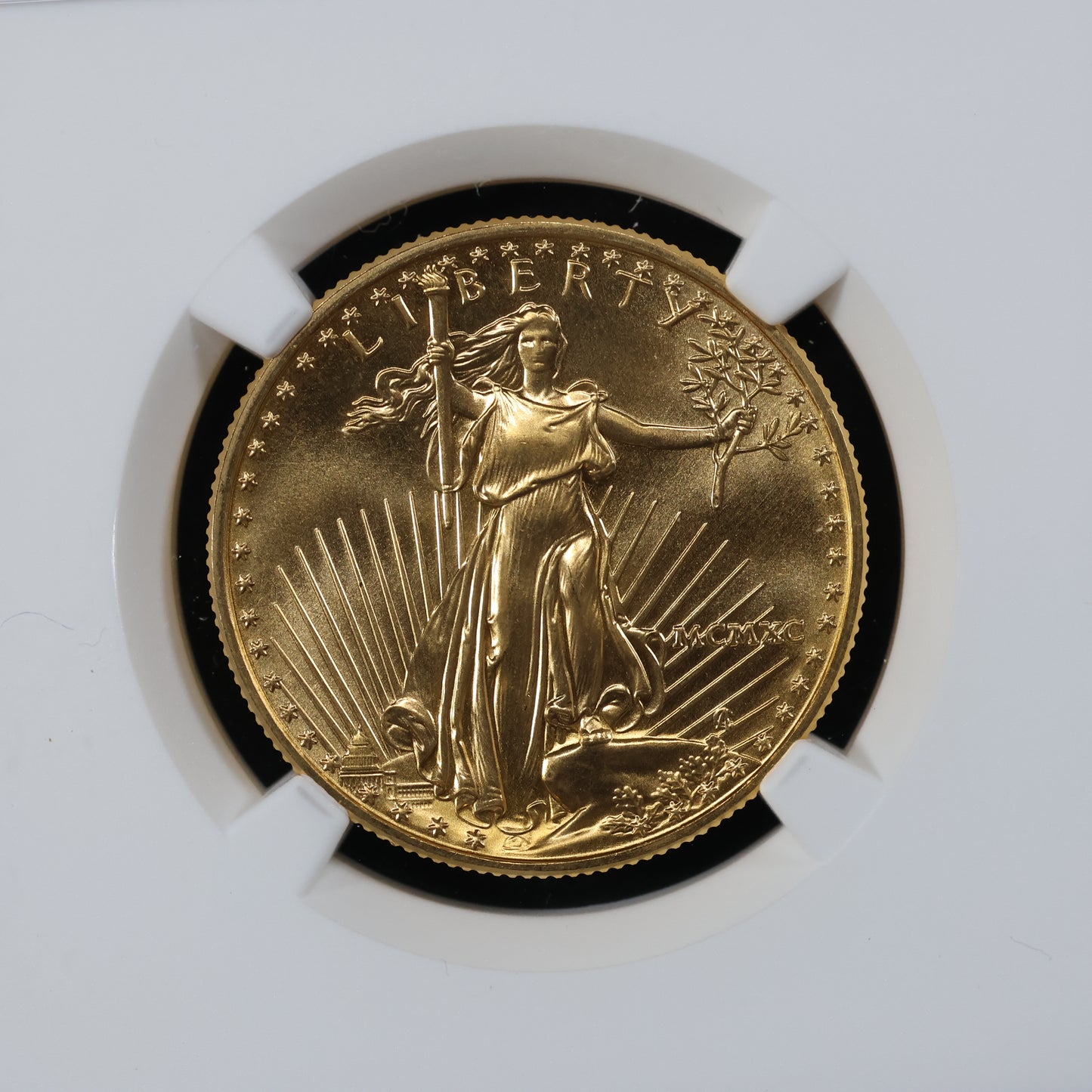 1990 1/2 oz Gold American Eagle 25$ Bullion Gold Coin - NGC MS 69