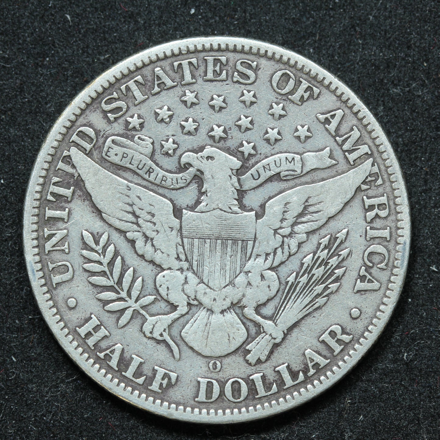 1908 O Barber Silver Half Dollar - New Orleans