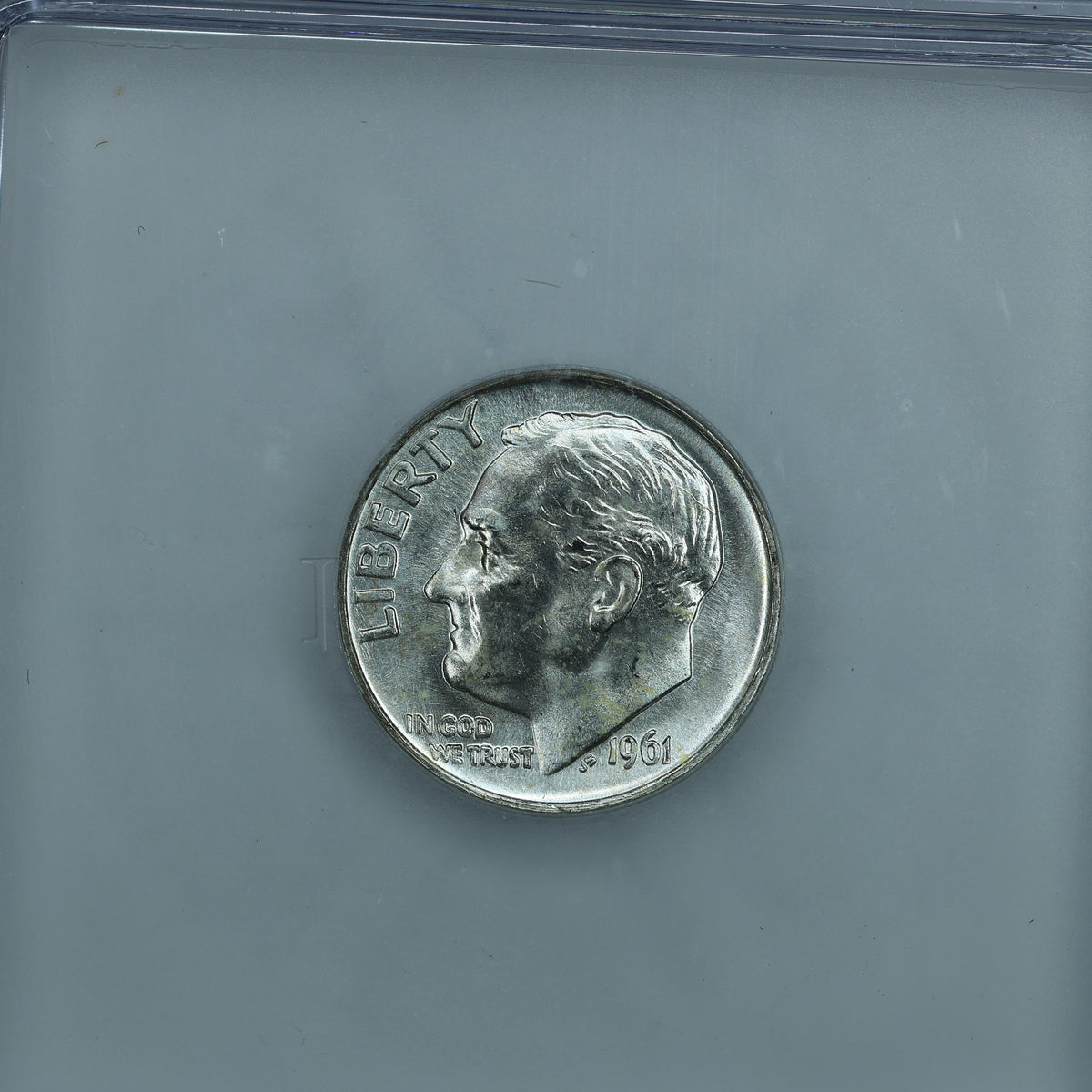 1961 Roosevelt Dime 10c - ICG Brilliant Uncirculated BU
