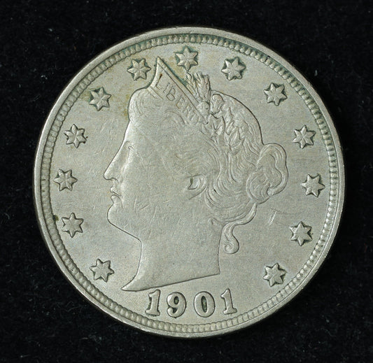 1900 5c Liberty V Nickel Five Cent Coin