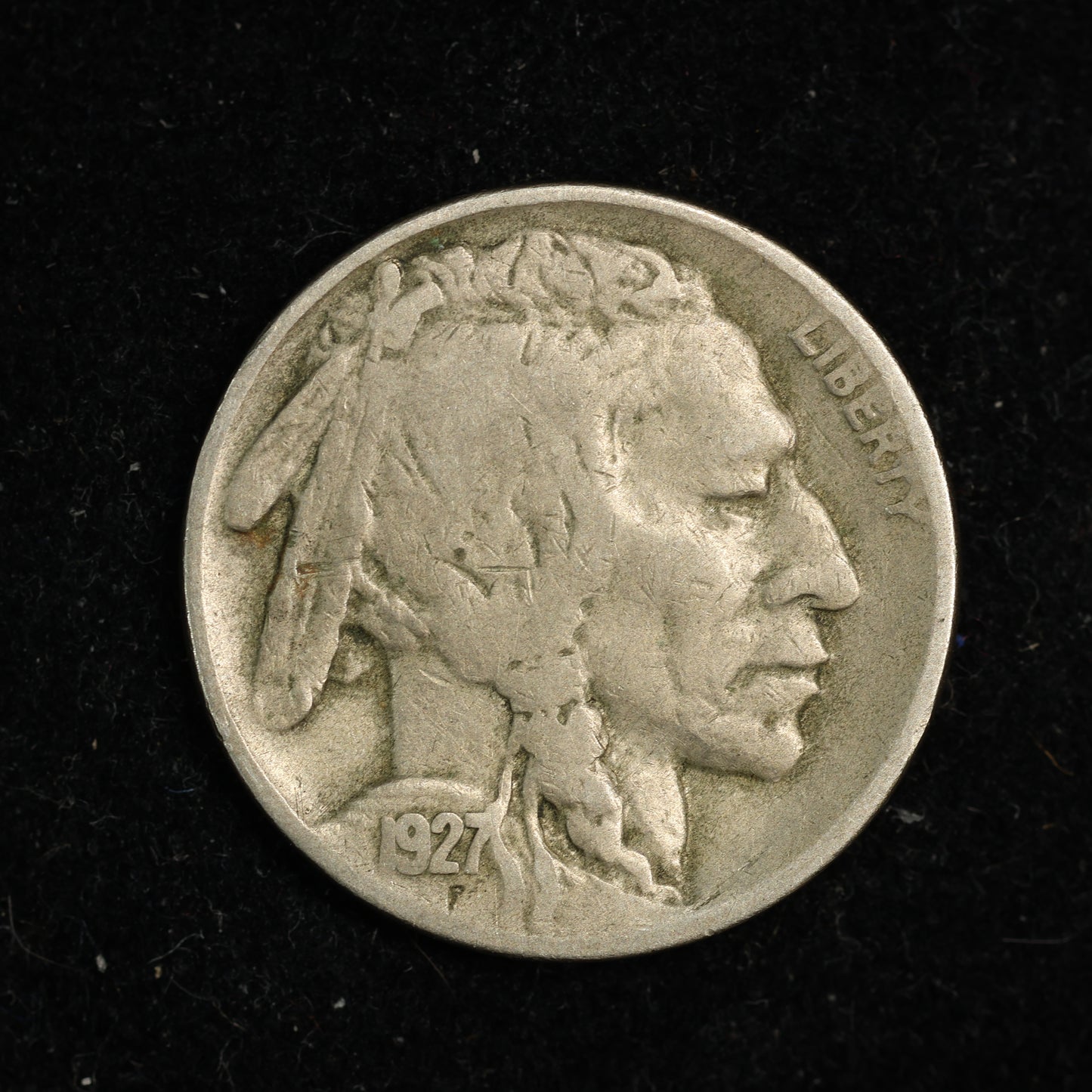 1927 S Buffalo Nickel 5c - San Francisco