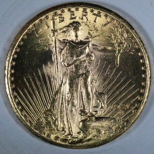 1926 $20 Gold St. Gaudens Double Eagle - Philadelphia
