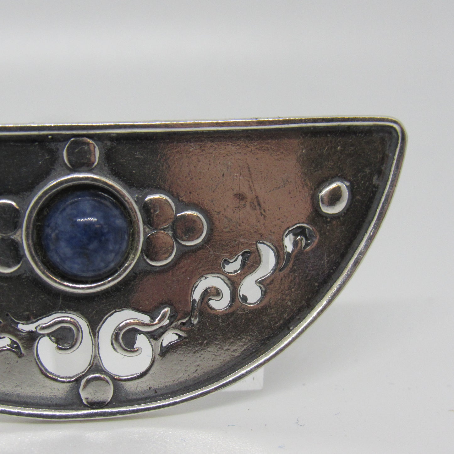 Lior Israel Sterling Silver Lapis Lazuli Pendant - ~2.5 inch