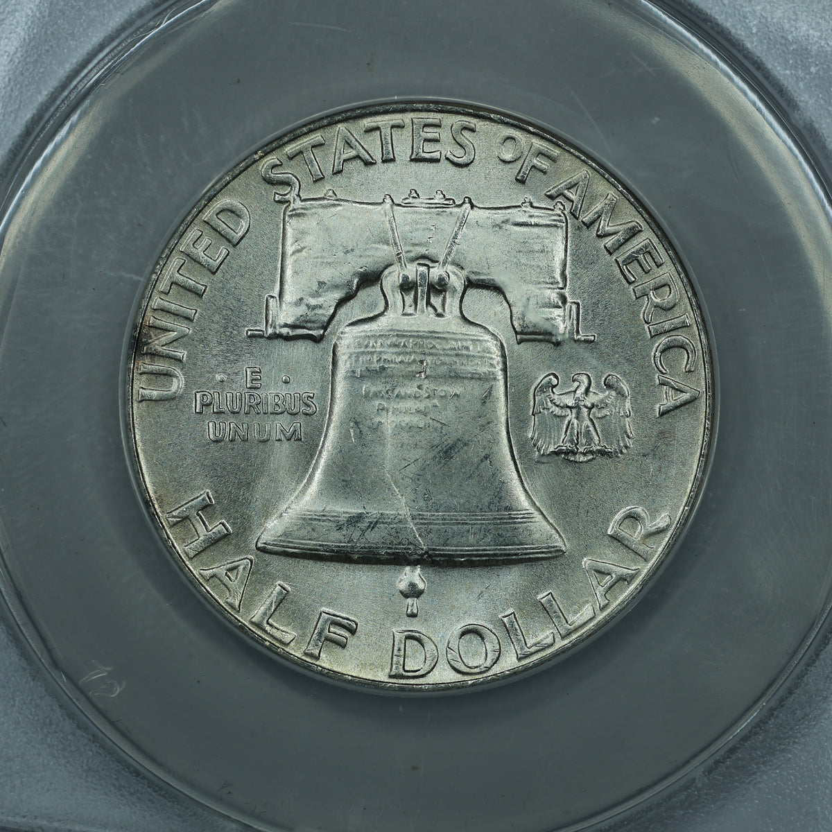 1955 Franklin Half Dollar 50c - ANACS MS63 Bugs Bunny