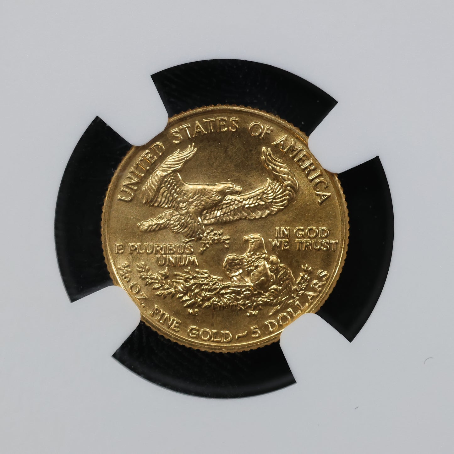 1989 1/10 oz Gold American Eagle 5$ Bullion Gold Coin - NGC MS 69