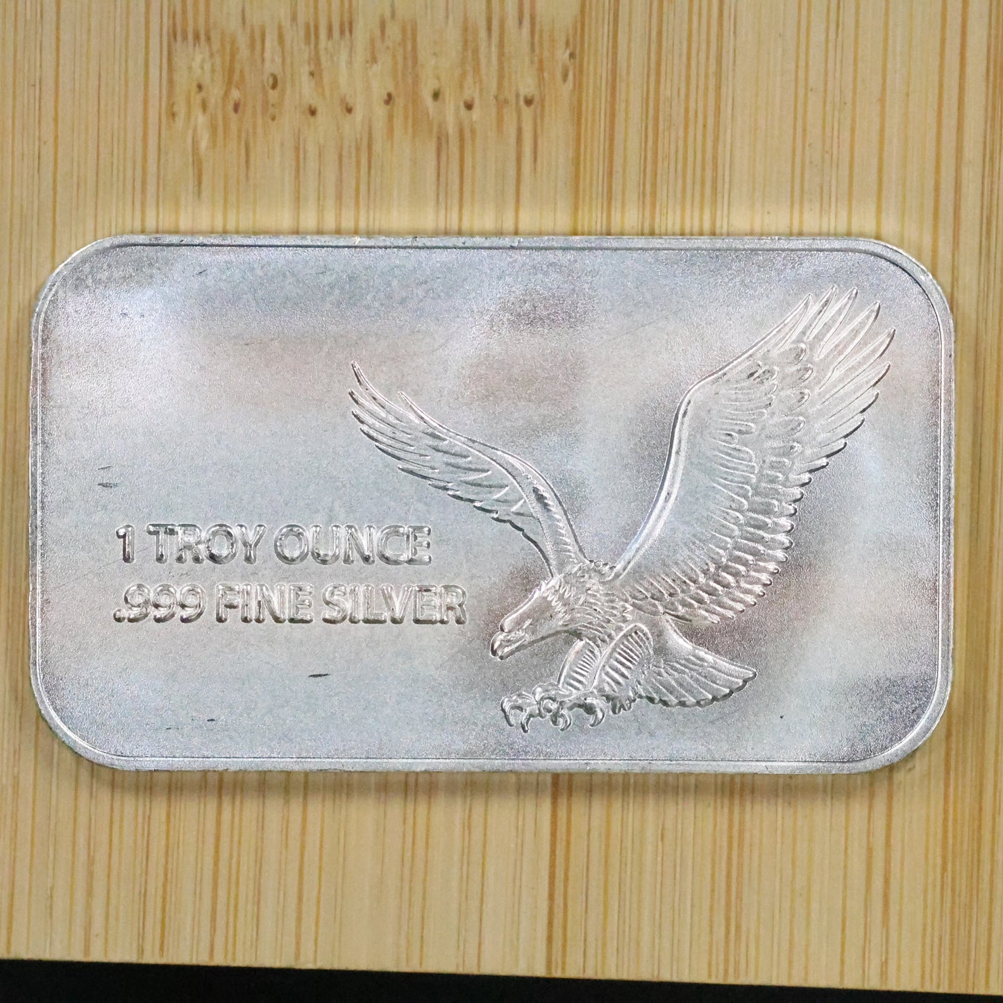 1 oz .999 Fine Silver Bar - American Flag Eagle